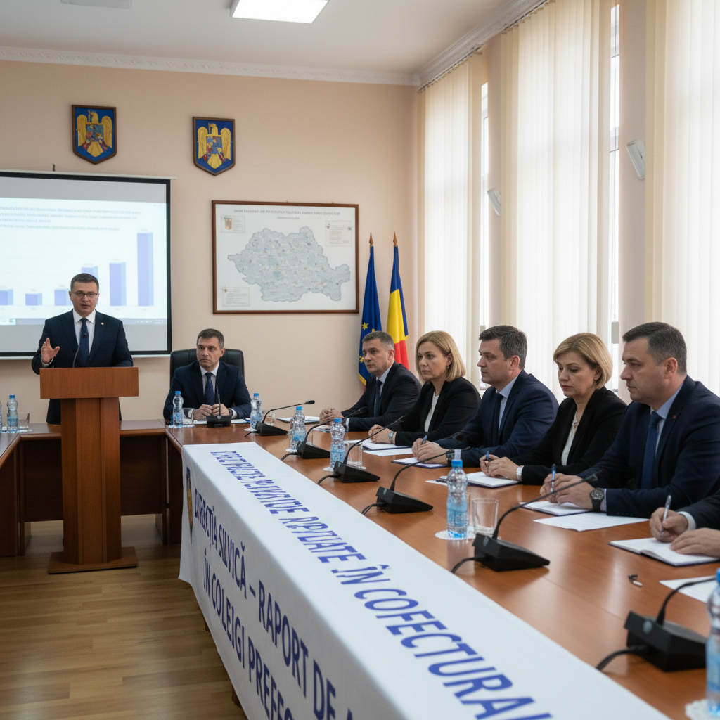 Raportul de Activitate al Direcției Silvice prezentat în Colegiul Prefectural