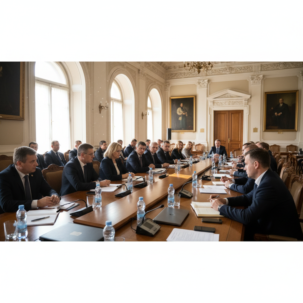 Ședință de lucru la Prefectura Giurgiu cu secretarii generali ai UAT-urilor din județ, joi 4 decembrie